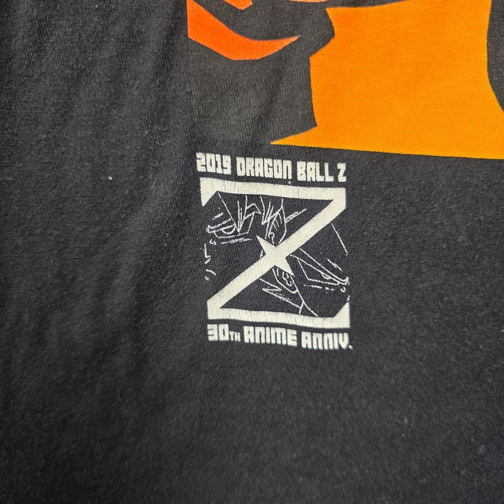 Dragon Ball Z T-Shirt Women's 30th Anime Anniv Goku Graphic Black Small - Picture 2 of 6